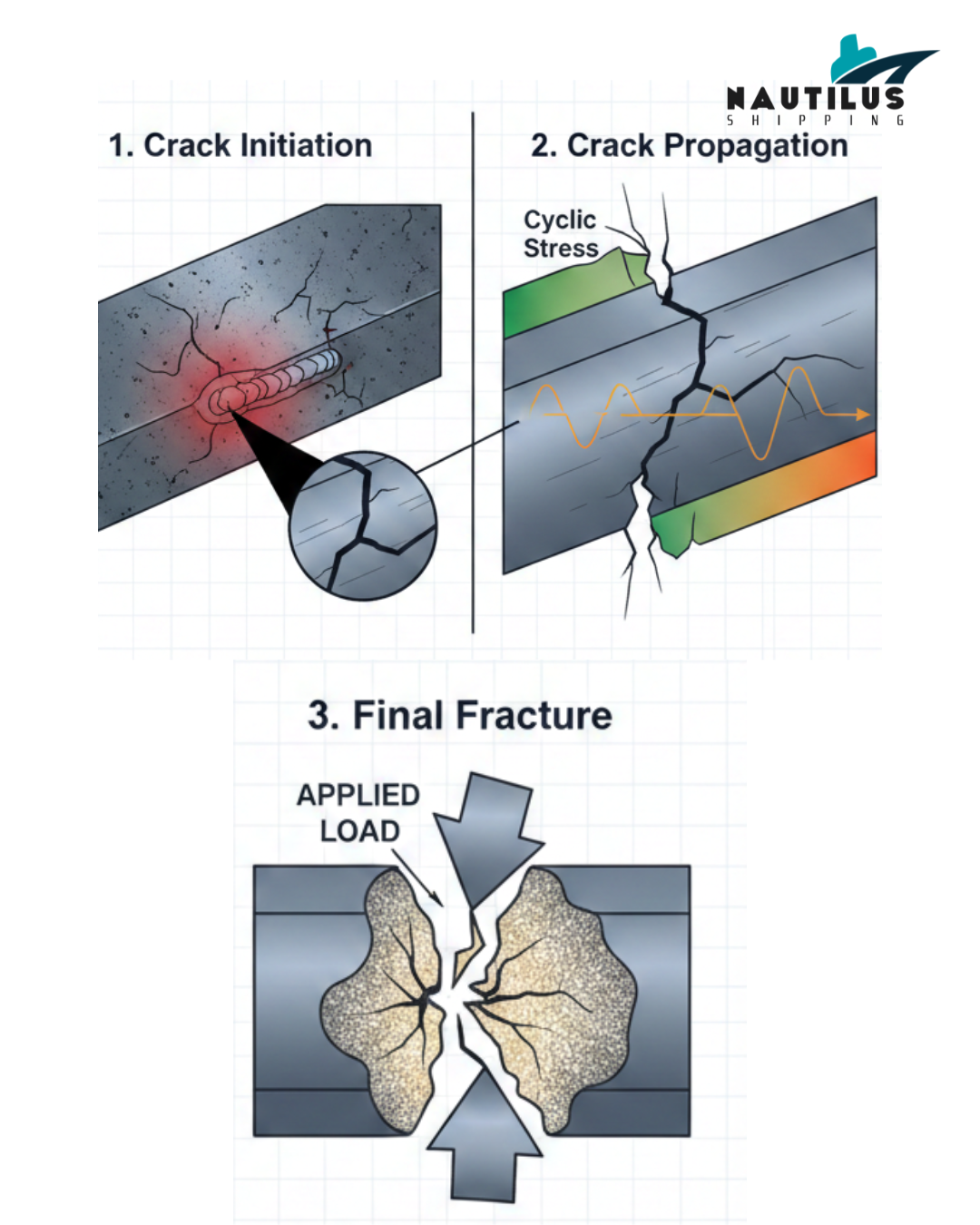 Fatigue crack process